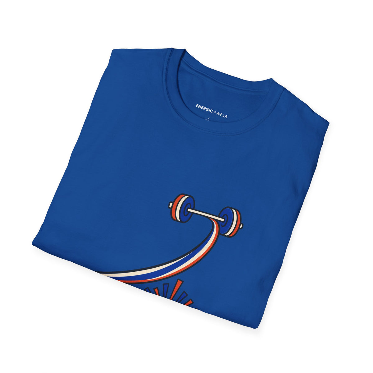 Graphic fitness T-shirt featuring the "Her Clean and Jerk Deserves a Crowd" design.