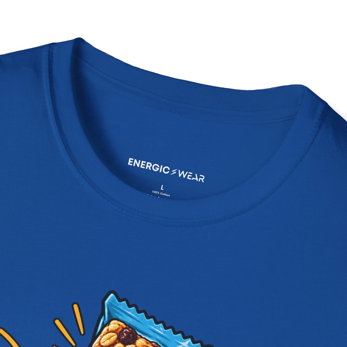 Graphic fitness T-shirt featuring the "The Snack Pocket Is Essential Equipment" design.