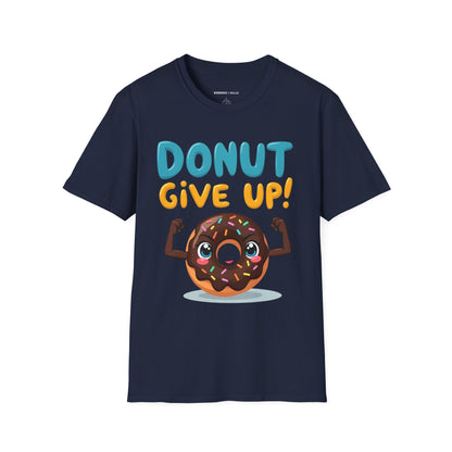 DoNut Give Up - Funny Motivational Gym Tee