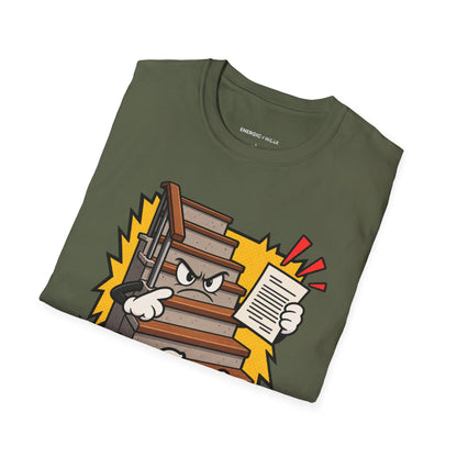 Graphic fitness T-shirt featuring the "The Stairs Have Filed a Complaint" design.
