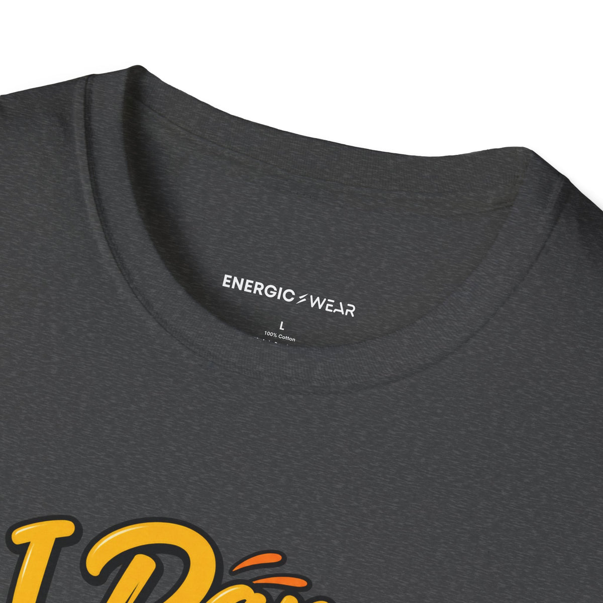 Graphic fitness T-shirt featuring the "I Dance Like the Instructions Are Optional" design.