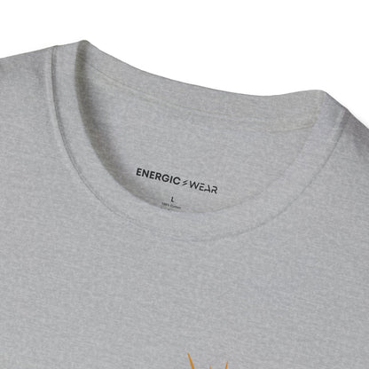 Graphic fitness T-shirt featuring the "Let My Effort Reflect My Faith" design.