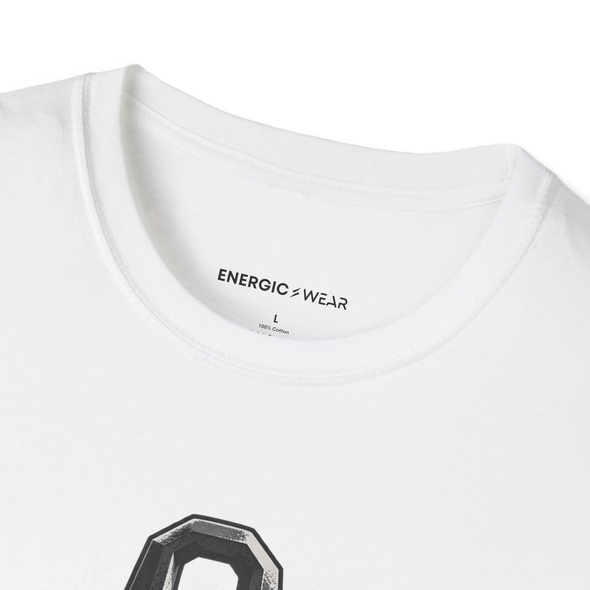 Graphic fitness T-shirt featuring the "Heavy Work, Steady Hands" design.