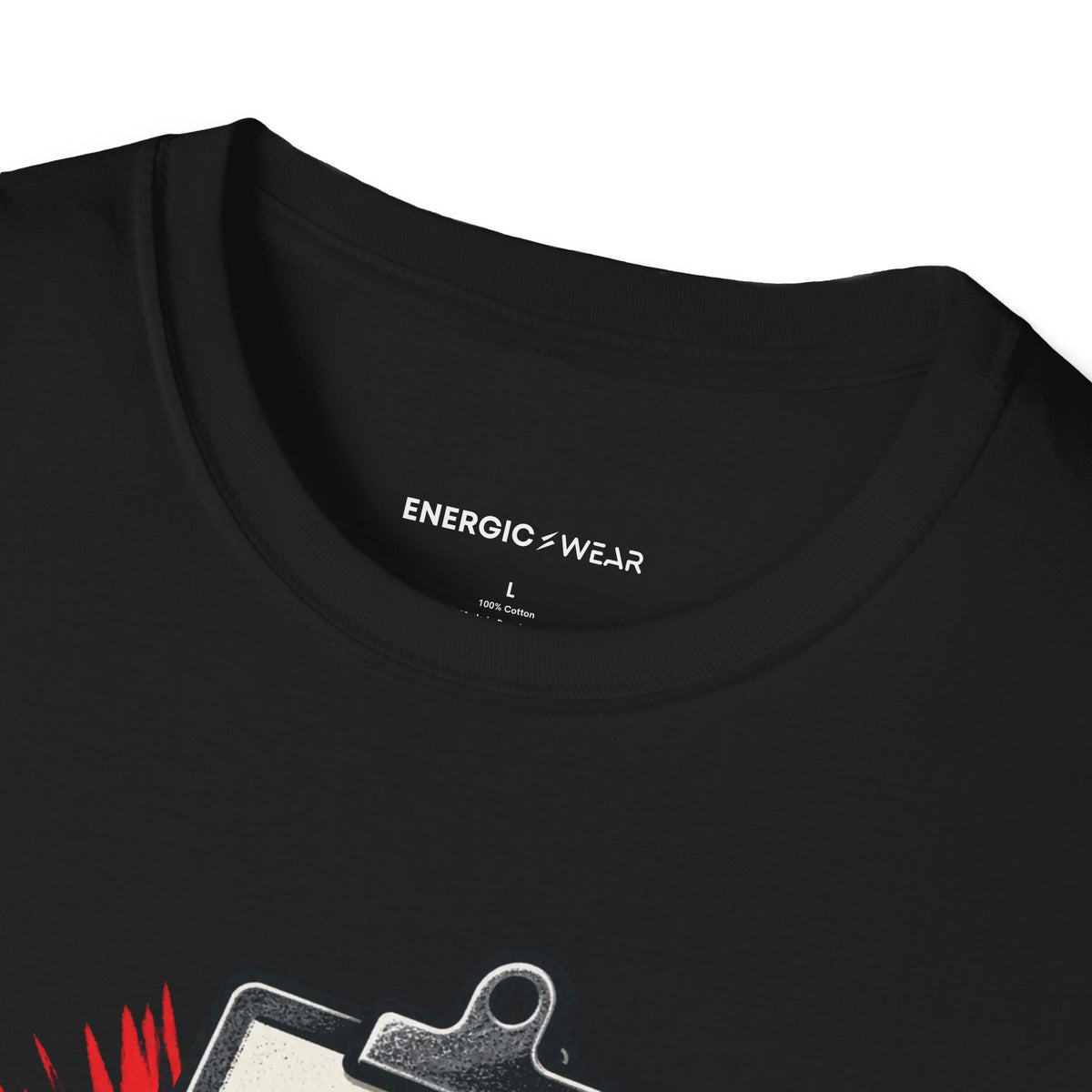 Graphic fitness T-shirt featuring the "My Session Leaves a Chalk Signature" design.
