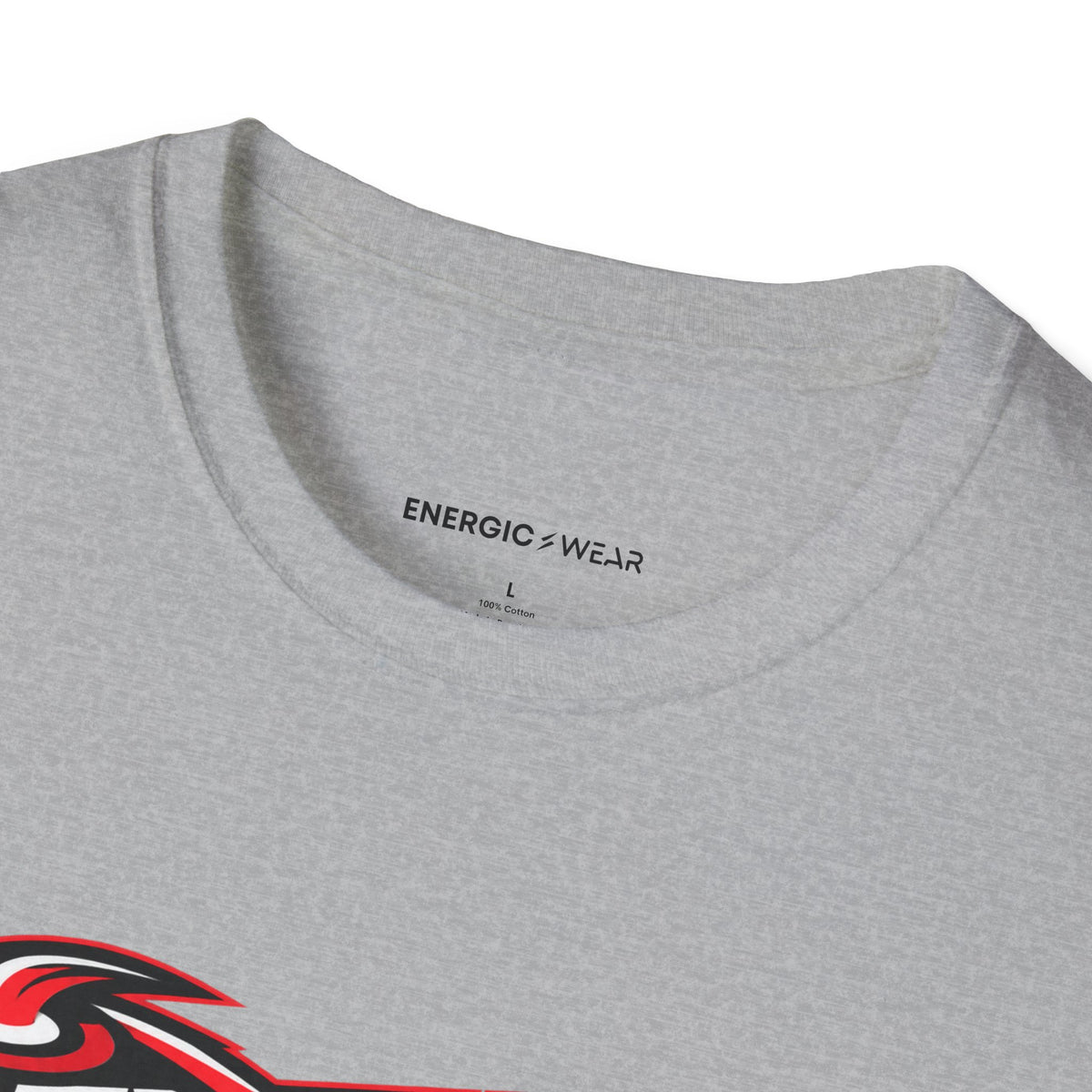 Graphic fitness T-shirt featuring the "Strength Learns to Change Direction" design.