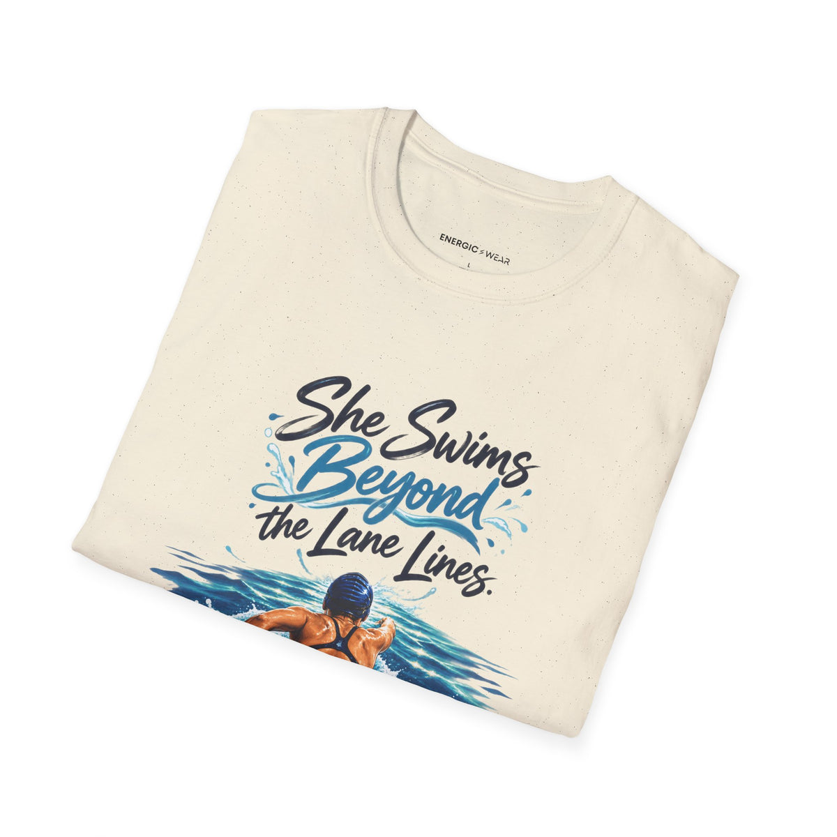 She Swims Beyond the Lane Lines T-Shirt