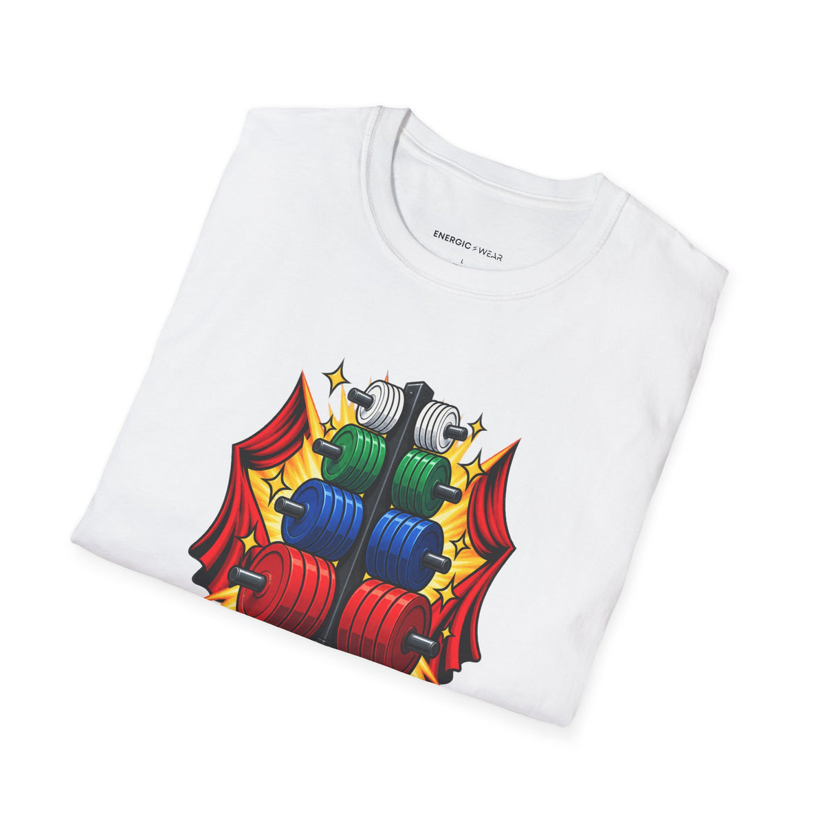 Graphic fitness T-shirt featuring the "Re-Racking Is My Plot Twist" design.