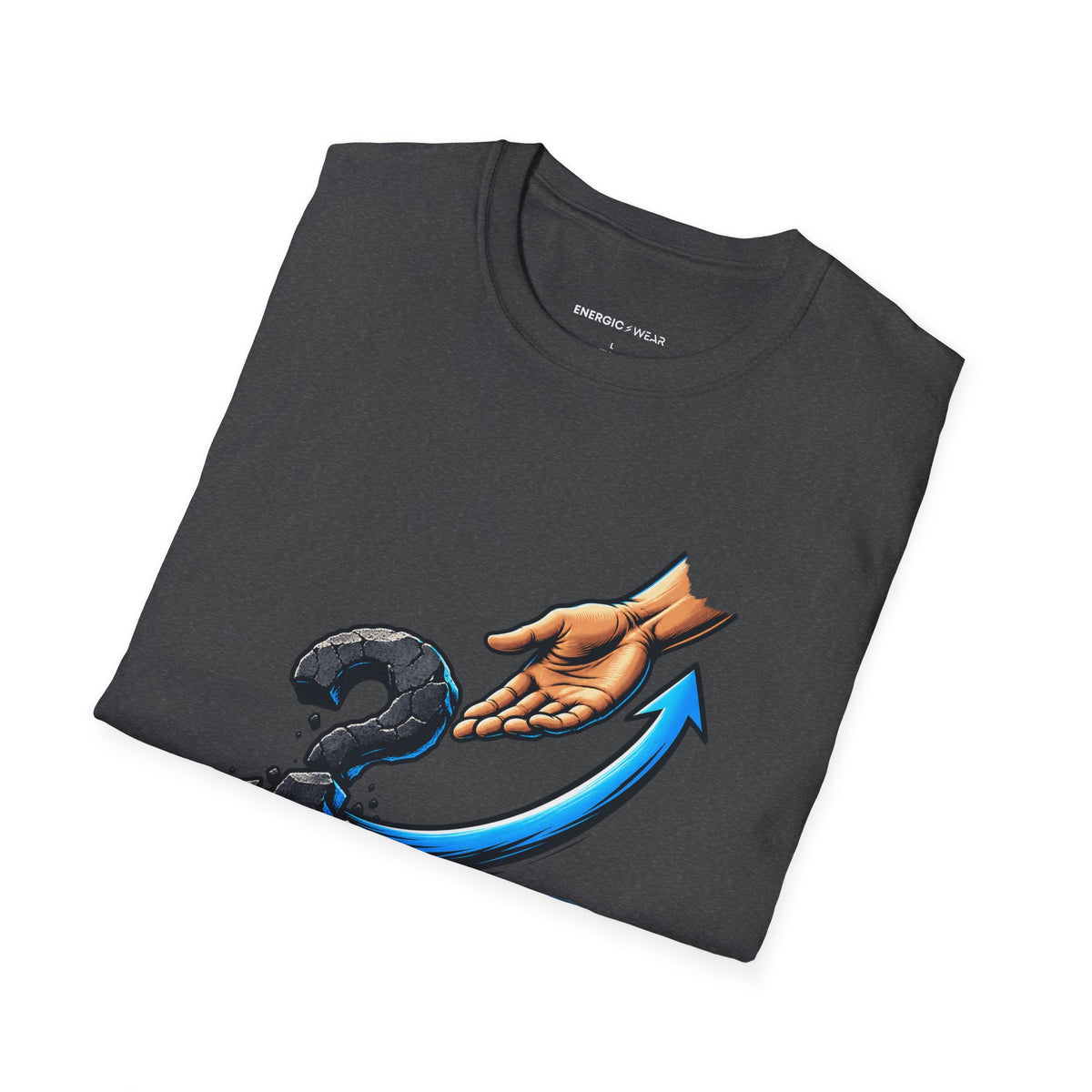 Graphic fitness T-shirt featuring the "The Bravest Rep Was Asking for Help" design.