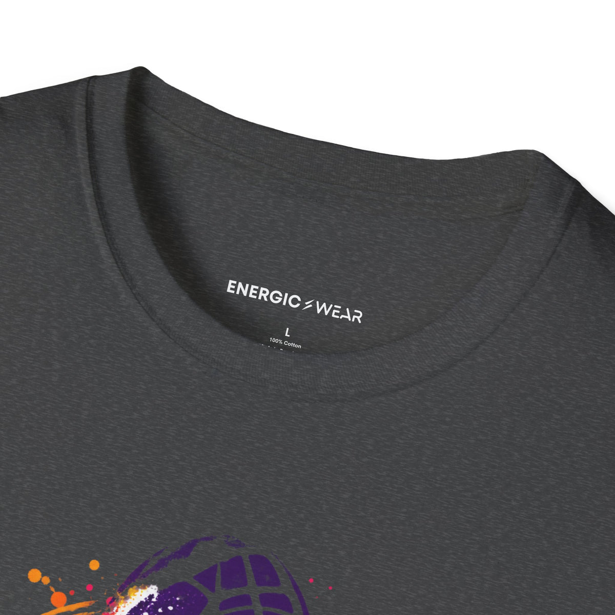 Graphic fitness T-shirt featuring the "She Brought the Spark to Class" design.