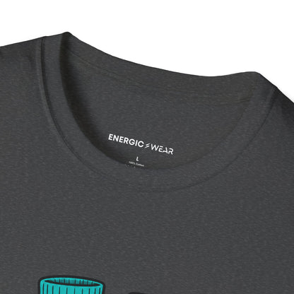 Graphic fitness T-shirt featuring the "My Socks Are the Loudest Part of My Workout" design.