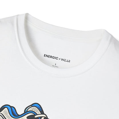 Graphic fitness T-shirt featuring the "Fueling This Workout Is a Group Project" design.