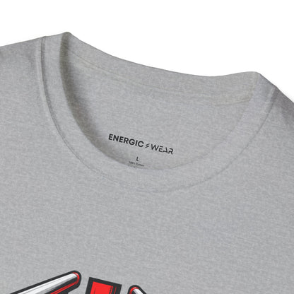 Graphic fitness T-shirt featuring the "Parallel Bars Singular Focus" design.