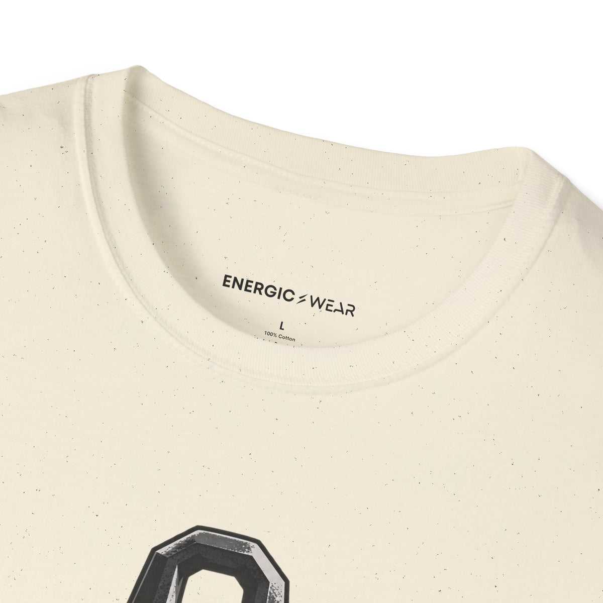 Graphic fitness T-shirt featuring the "Heavy Work, Steady Hands" design.