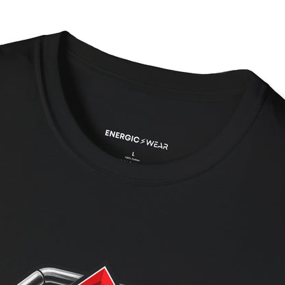 Graphic fitness T-shirt featuring the "The Trap Bar Frames My Intent" design.