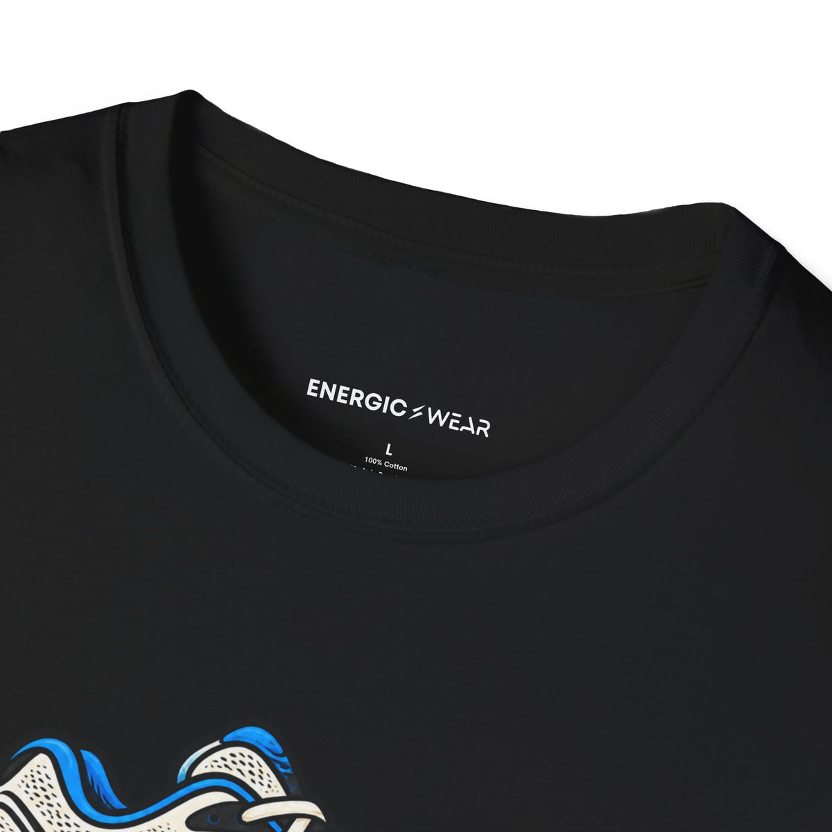 Graphic fitness T-shirt featuring the "Fueling This Workout Is a Group Project" design.