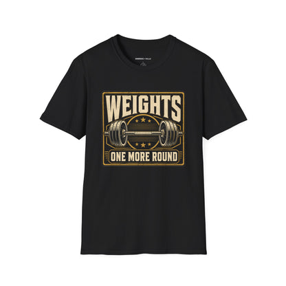 Weights: One More Round T-Shirt