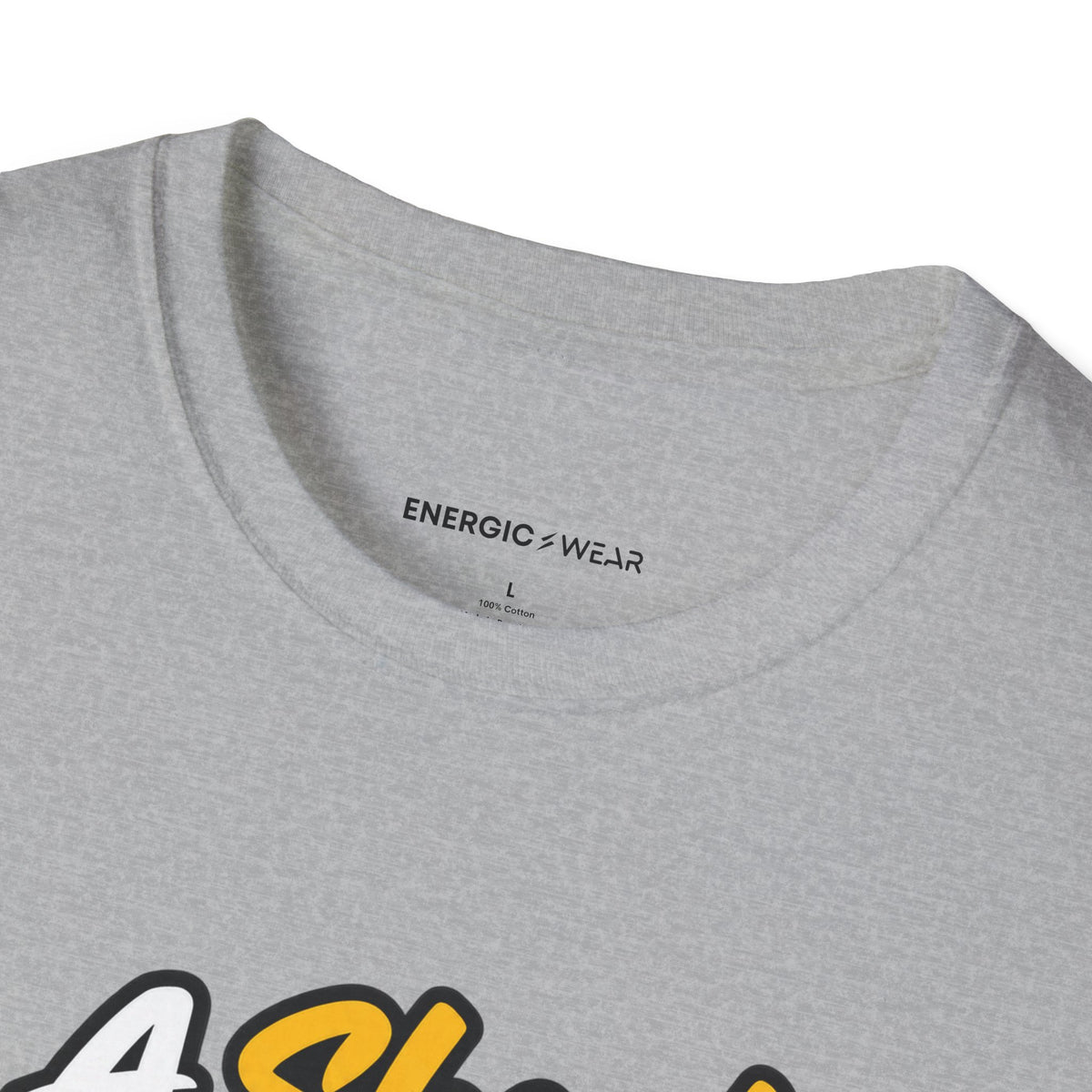 Graphic fitness T-shirt featuring the "A Short Session Can Be a Big Decision" design.