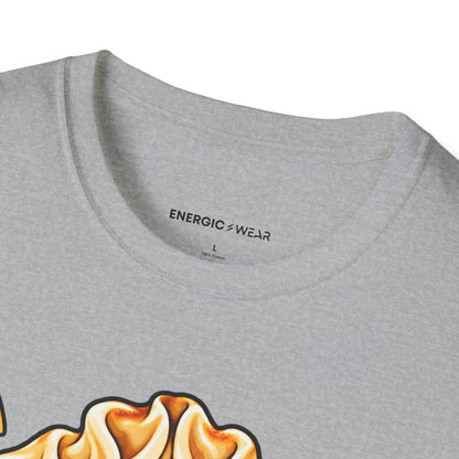 Graphic fitness T-shirt featuring the "My Post-Gym Plans Are Folded Like Dumplings" design.