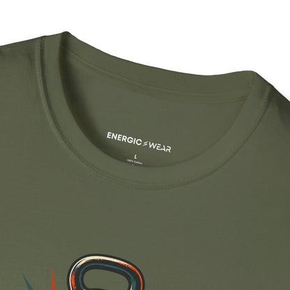 Graphic fitness T-shirt featuring the "My Overhead Carry Has Presence" design.