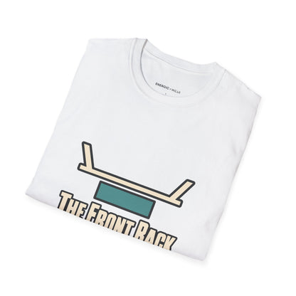 Graphic fitness T-shirt featuring the "The Front Rack Is My Composure Test" design.