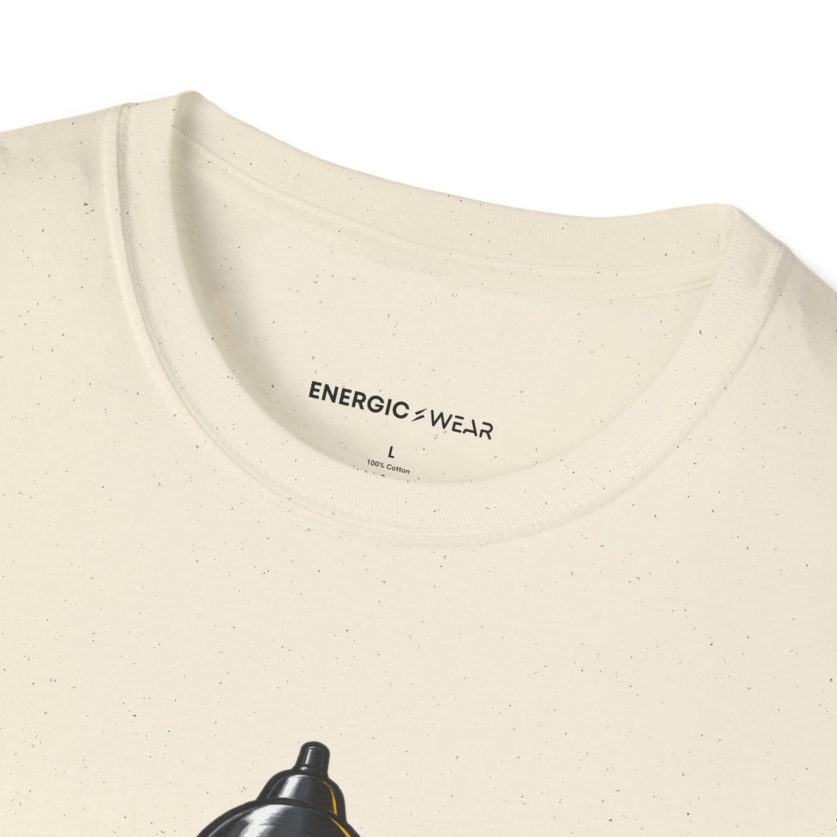 Graphic fitness T-shirt featuring the "I Plate My Food with Championship Focus" design.