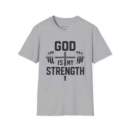 God Is My Strenght - Fitness Motivational Tee