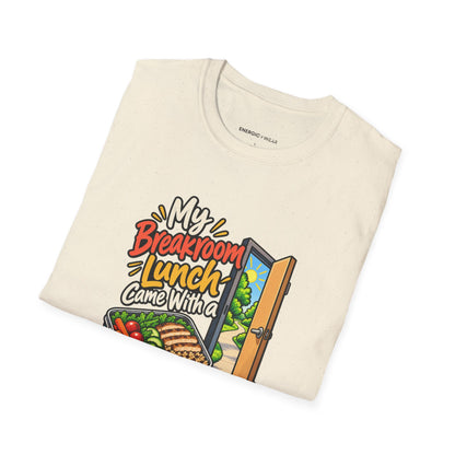 My Breakroom Lunch Came with a Ten-Minute Walk T-Shirt