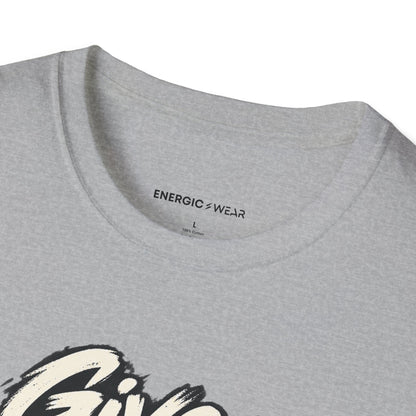 Graphic fitness T-shirt featuring the "Give the Ordinary Tuesday Some Grit" design.