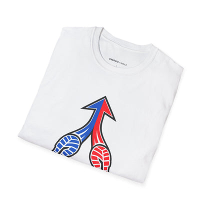 Graphic fitness T-shirt featuring the "Split Stance Unified Effort" design.