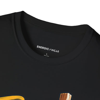 Graphic fitness T-shirt featuring the "Faith Meets Me at the Starting Line" design.