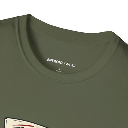 Graphic fitness T-shirt featuring the "The Last Set Was a Character Reference" design.