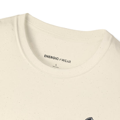 Graphic fitness T-shirt featuring the "Floor to Feet Is Progress Worth Celebrating" design.