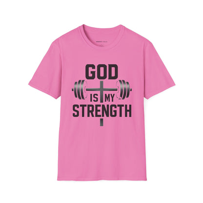 God Is My Strenght - Fitness Motivational Tee