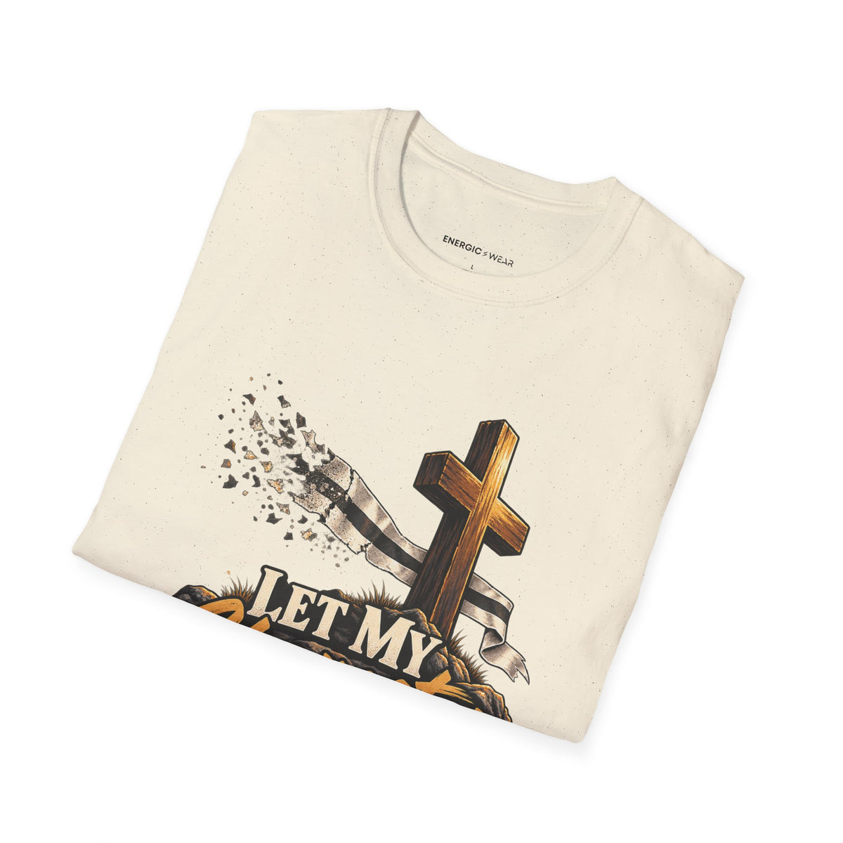 Graphic fitness T-shirt featuring the "Let My Character Outlast My Record" design.
