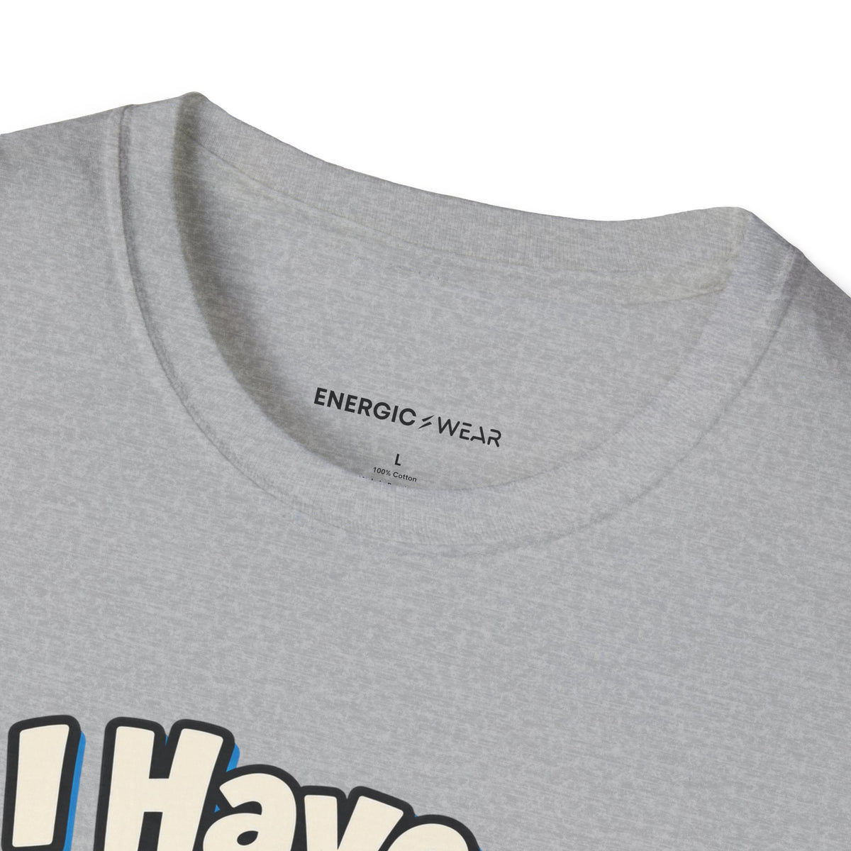 Graphic fitness T-shirt featuring the "I Have a Favorite Gym Floor Tile" design.