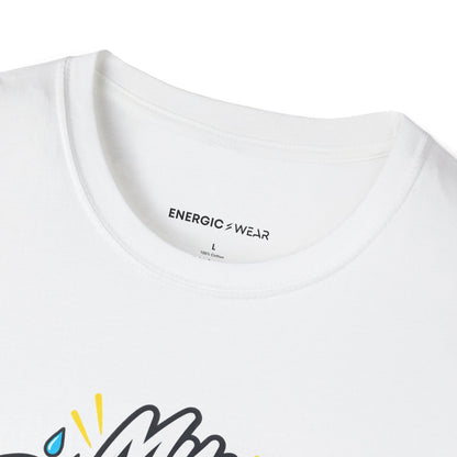 Graphic fitness T-shirt featuring the "My Rainy-Day Effort Still Counts" design.