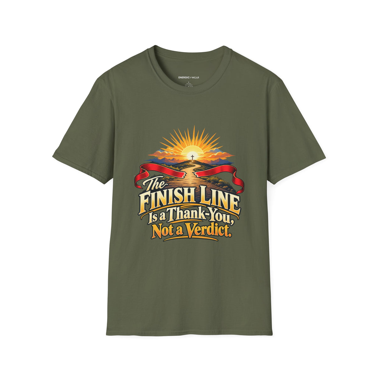 The Finish Line Is a Thank-You Not a Verdict T-Shirt