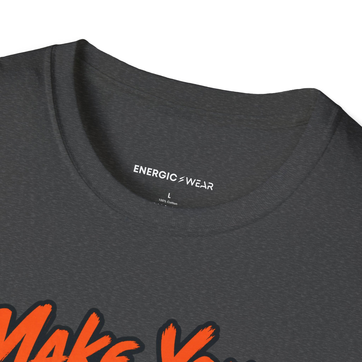 Graphic fitness T-shirt featuring the "Make Your Starting Point Proud" design.
