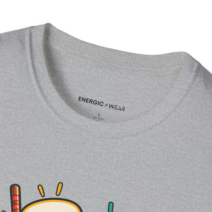 Graphic fitness T-shirt featuring the "My Post-Workout Debrief Comes With Chopsticks" design.
