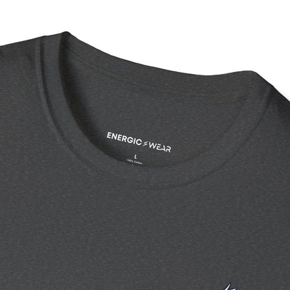 Graphic fitness T-shirt featuring the "Learn the Move, Trust the Practice" design.