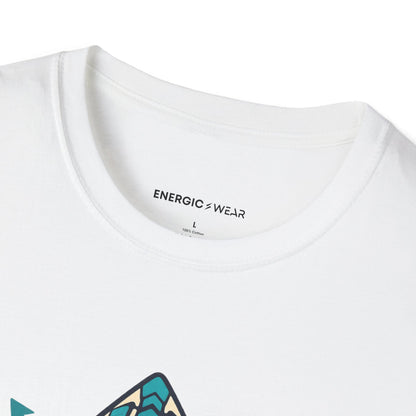 Graphic fitness T-shirt featuring the "My Leadership Wears Training Shoes" design.