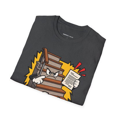 Graphic fitness T-shirt featuring the "The Stairs Have Filed a Complaint" design.