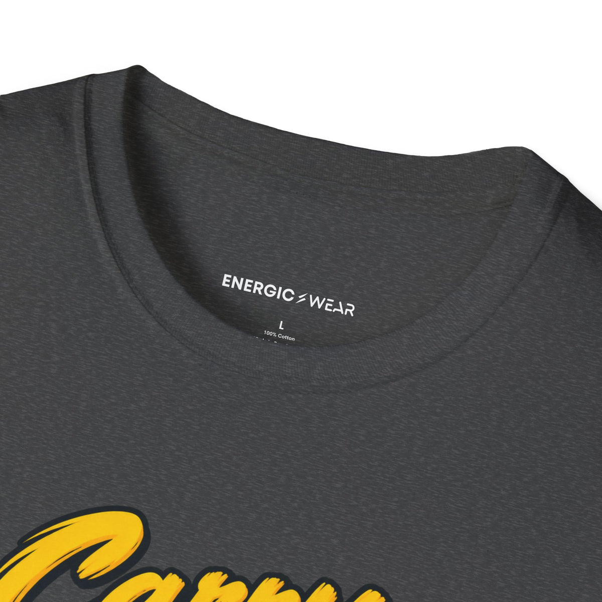 Graphic fitness T-shirt featuring the "Carry the Beat Through the Last Chorus" design.