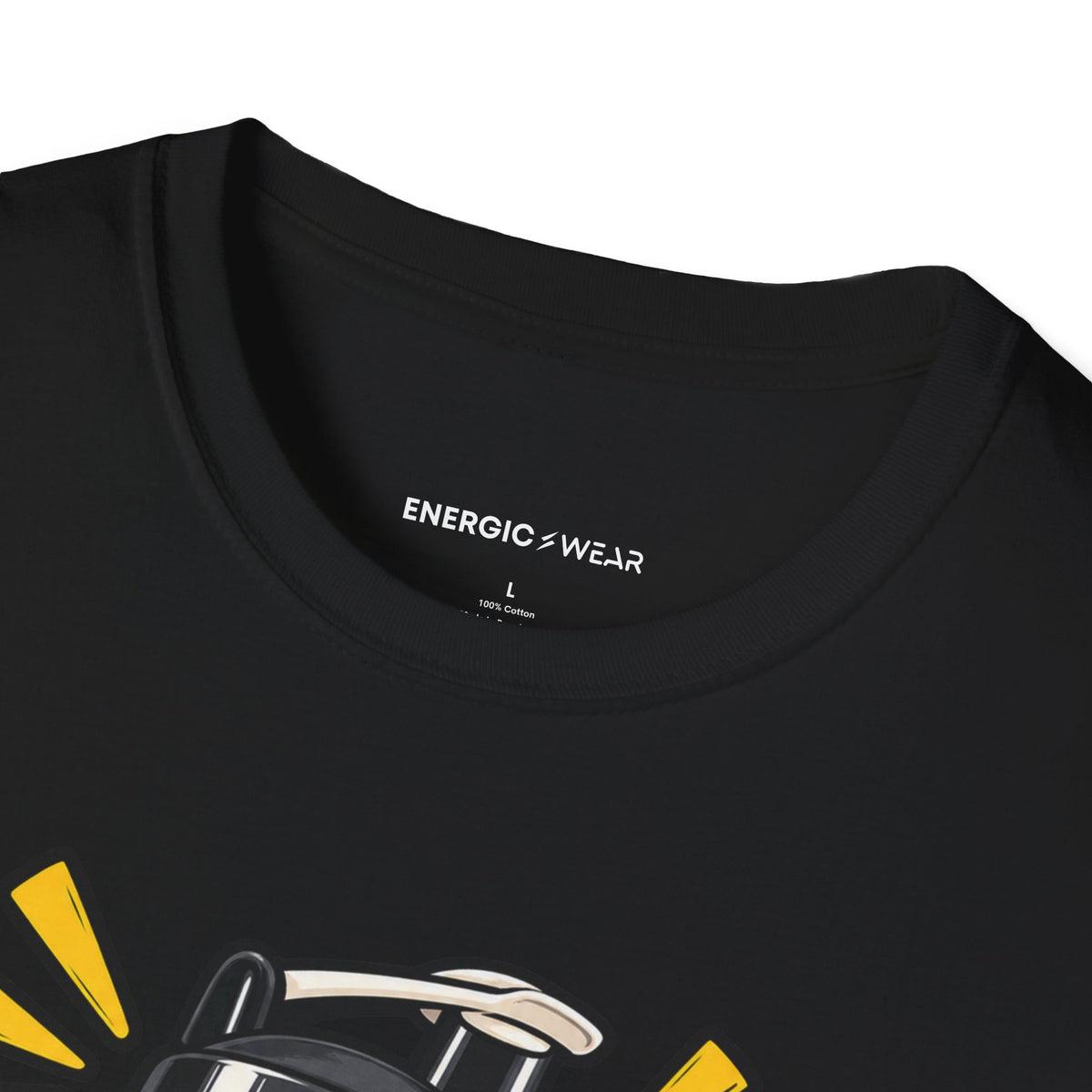 Graphic fitness T-shirt featuring the "My Protein Shaker Is a Percussion Instrument" design.