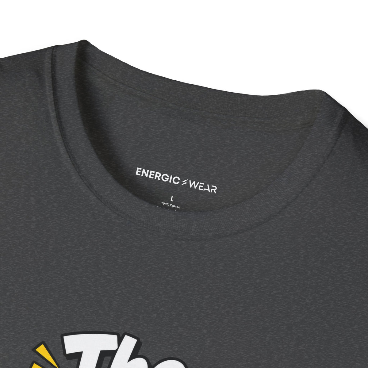 Graphic fitness T-shirt featuring the "The Resistance Band Started It" design.