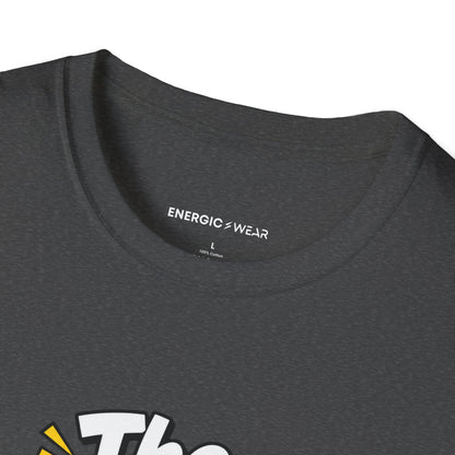 Graphic fitness T-shirt featuring the "The Resistance Band Started It" design.