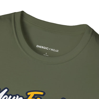 Graphic fitness T-shirt featuring the "Your Finish Is Worth Waiting For" design.