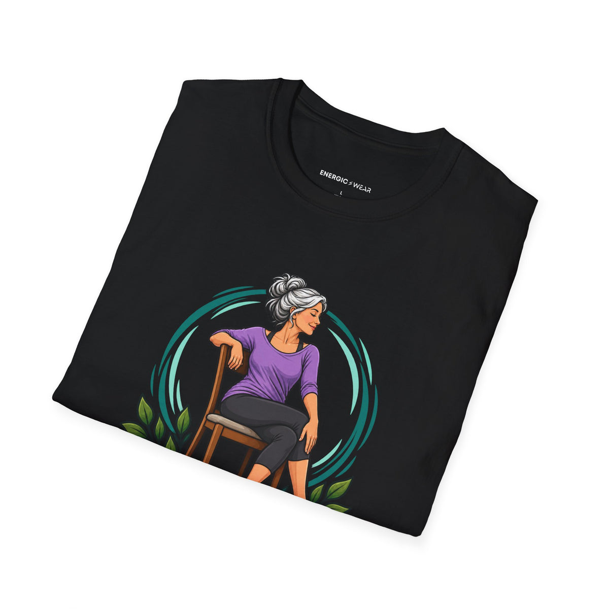 My Chair Yoga Break Has a Full-Body View T-Shirt