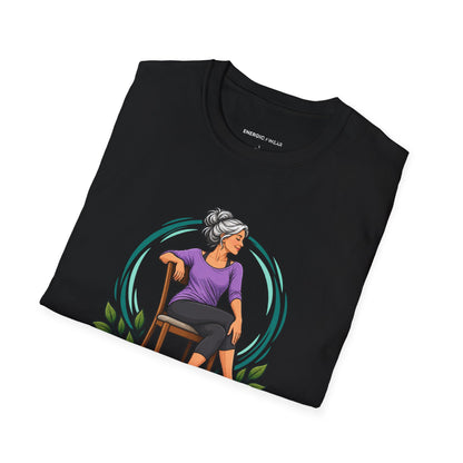 My Chair Yoga Break Has a Full-Body View T-Shirt