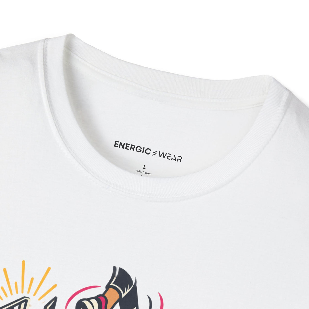 Graphic fitness T-shirt featuring the "Train for the Life You Want to Join" design.